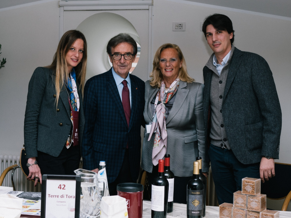 La postazione dell’azienda TERRE DI TORA al Merano Wine Festival 2019